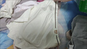 孕婦托腹內(nèi)褲孕婦內(nèi)褲平角高腰無痕孕早中晚大碼懷孕期底褲加寬褲 米白色【底襠純棉孕婦專用 1條裝 XL  ：135-165  斤 曬單實拍圖