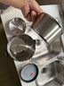 米必暖保溫飯盒雙層提鍋大容量304飯盒24小時(shí)保溫保溫飯桶不銹鋼飯盒 鋼本色（三層）送餐具 2.6L 曬單實(shí)拍圖