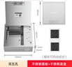 德梅爾DEMER地插座純平隱形嵌入式五孔電腦地插座開啟式130型超薄地插 【不銹鋼】雙五孔 曬單實拍圖