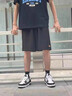 暢登重磅夏季新款短袖t恤男港風(fēng)五分中袖寬松潮流ins原宿風(fēng)體恤打底衫 黑色 L 曬單實(shí)拍圖