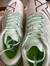 特步（XTEP）一體成型跑鞋競速跑步鞋男新款透氣減震女運動(dòng)鞋馬拉松競訓回彈鞋 泡沫綠/帆白-男 43 曬單實(shí)拍圖