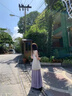 微光里韓系半身裙女紫色高腰a字裙蛋糕裙溫柔風(fēng)垂感設(shè)計(jì)大裙擺中長(zhǎng)裙子 紫色半身裙M碼【建議96-110斤】 曬單實(shí)拍圖