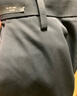 九牧王男褲休閑褲男【防皺 易打理】四季款修身彈力直筒長褲子男 曬單實拍圖