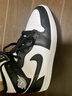 耐克（NIKE）男鞋秋冬季新款運動(dòng)鞋Air Jordan Mid 1 aj1中幫板鞋休閑籃球鞋 554724-174黑曜石 40 曬單實(shí)拍圖