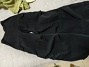 蕉下（beneunder）蕉下沖鋒褲女速干戶外防潑水防曬褲工裝軟殼褲傘兵徒步登山褲 【防風(fēng)】漫暮黑 S 曬單實(shí)拍圖