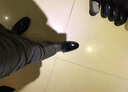 KLWP品牌輕奢男鞋真皮男士高檔皮鞋男英倫風(fēng)漆皮亮面潮流商務(wù)正裝鞋男 黑色 41 曬單實(shí)拍圖