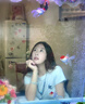 嬌茹妮美式正肩棉短袖t恤女2025年新款顯瘦修身打底衫緊身辣妹單穿上衣 白灰色【高品質(zhì)面料】 M (80—98斤） 曬單實拍圖