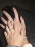 BOEAY漣漪情侶戒指女款純銀對戒女生鐘久久求婚表白戒指送女朋友送老婆 漣漪情侶戒指/免費(fèi)刻字 曬單實(shí)拍圖