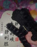 鉑吶苓卡通可愛(ài)貓咪發(fā)夾黑色毛絨抓夾女大號秋冬氣質(zhì)后腦勺鯊魚(yú)夾子頭飾 可愛(ài)小貓抓夾【黑+卡其兩個(gè)裝】 曬單實(shí)拍圖