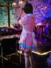堂峻女仆裝cos可愛女傭女裝大lolita連衣裙洛麗塔cosplay服裝 女仆套裝05(+絲襪) L 曬單實拍圖