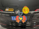 凱臣實(shí)習車(chē)貼貼紙新手上路汽車(chē)夜光反光貼磁性劃痕遮擋卡通鉆石反光膜 磁吸B款警示貼【新手駕駛】 曬單實(shí)拍圖
