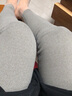 秋冬薄款德絨護膝蓋護腿男女防滑關(guān)節保暖老寒腿空調房腿部防寒冷 灰色長(cháng) 50cm 【帶防滑膠】 2只裝 L碼 【適合120-160斤】 曬單實(shí)拍圖