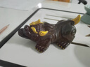 千絲家 茶寵擺件描金貔貅茶桌茶盤茶臺(tái)茶具配件變色金蟾茶藝茶玩可養(yǎng) 變色描金貔貅茶寵(紅色) 曬單實(shí)拍圖