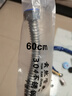 云然4分波紋管304不銹鋼熱水器冷熱進(jìn)水出水管軟管馬桶高壓防爆連接管 4分（50厘米）304不銹鋼波紋管 曬單實(shí)拍圖