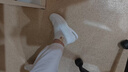 回力女鞋春夏軟底透氣護(hù)士鞋女舒適休閑一腳蹬防滑小白鞋女 白色 36 曬單實(shí)拍圖