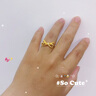 金小貅黃金戒指女在逃公主戒指足金999蝴蝶結(jié)指圈時(shí)尚新款百搭藝術(shù)戒指 1.1g,蝴蝶結(jié)戒指12號(hào)-多退少補(bǔ) 曬單實(shí)拍圖