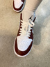 耐克NIKE男子休閑鞋喬丹AJ1 JORDAN 1 運(yùn)動(dòng)鞋HF3148-102紅黑/紅白44.5 曬單實(shí)拍圖
