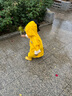 大樹(shù)爺爺 TREE GRANDPA兒童雨鞋加絨內膽防滑日韓幼兒園小學(xué)寶寶玩防水膠鞋套男女童雨靴 嬌黃色 15 （適合腳長(cháng)14cm左右） 曬單實(shí)拍圖