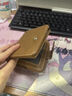 途尊2025錢(qián)包皮質(zhì)感復古短款駕駛證卡包一體大容量多功能豎款男錢(qián)包 卡其色【防盜刷+防消磁】 曬單實(shí)拍圖