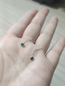 法卡曼999足銀牛油果耳飾養(yǎng)耳洞輕奢小眾耳環(huán)銀耳線生日禮物送女友 牛油果耳線【2.5CM薄耳垂】 曬單實拍圖