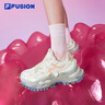 FILA FUSION斐樂潮牌官方女鞋BIANCO硬糖鞋透氣2024夏季休閑鞋跑步鞋 曬單實拍圖