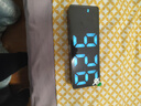 康巴絲數(shù)字電子鬧鐘簡約ins風(fēng)LED屏顯夜光電子鐘客廳臥室桌面電子臺鐘 810黑色 曬單實拍圖
