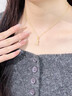 Vana有你竹夠竹節(jié)銀項(xiàng)鏈女吊墜畢業(yè)生日禮物送女朋友老婆 竹節(jié)項(xiàng)鏈金色 曬單實(shí)拍圖