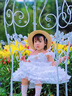 G.DUCKKIDS童裝洛麗塔公主裙女童連衣裙夏季花童蛋糕蓬蓬裙兒童生日禮服裙子 單件婚紗蛋糕裙 120尺碼5~6歲【110-120cm】 曬單實拍圖