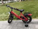 飛鴿（FLYING PIGEON）兒童折疊自行車兒童自行車3-6歲小孩自行車單車兒童單車 豪華紅|一體輪|減震前叉+后座 14寸【適合身高95-130cm】 曬單實拍圖
