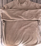名創(chuàng  )優(yōu)品（MINISO）打底衫男冬季高級感內襯磨毛質(zhì)感半高領(lǐng)加絨長(cháng)袖t恤 灰色 XL  曬單實(shí)拍圖