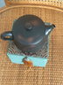 建水紫陶茶壺茶具大容量泡茶壺全手工漁翁漢瓦鳳鳴壺家用泡茶工具 紫陶漢瓦壺 曬單實拍圖