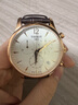 天梭（TISSOT）【咨詢(xún)有禮】俊雅系列三眼石英計時(shí)碼表男士手表瑞士男表送男友 白盤(pán)鍍金棕色皮帶T063.617.36.037.00 曬單實(shí)拍圖