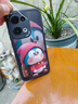 帥璽（SHUAIXI） 適用opporeno13/pro手機殼 全包防摔卡通高級感新款硅膠皮紋軟殼大笑哆啦男女 【酷炫黑】臉紅多啦-贈保護膜 opporeno13 曬單實拍圖