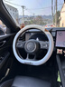 卡客（Karcle）汽車(chē)方向盤(pán)套四季通用透氣吸汗棉麻把套卡通可愛(ài)女生方向盤(pán)保護套 夢(mèng)幻藍-D型 曬單實(shí)拍圖