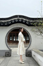 佰藍(lán)嬌新中式國(guó)風(fēng)連衣裙套裝女2025春季新款高端氣質(zhì)唐裝半身裙子兩件套 米色 M （建議90-106斤） 曬單實(shí)拍圖