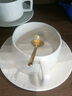 WCZ德國(guó)高端咖啡杯子杯碟套裝日式精致輕奢一對(duì)擺件陶瓷杯藝術(shù)馬克杯 咖啡杯碟套裝-白 曬單實(shí)拍圖
