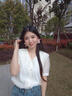 lagogo米白色娃娃領(lǐng)甜美氣質(zhì)上衣女拉谷谷2025年夏季新款短袖襯衫 米白色 L 曬單實(shí)拍圖