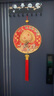 束弘門后掛鉤磁吸免打孔掛鉤掛衣架防盜門入戶門無痕收納神器置物架 金屬門-磁吸款【8鉤】可愛小熊貓 曬單實拍圖