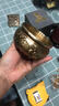 純銅聚寶盆招財擺件沈萬(wàn)三黃銅盆銅缸玄關(guān)客廳辦公室店鋪開(kāi)業(yè)送禮 10cm八福精銅(加厚)招財聚寶盆【送聚財套裝】 曬單實(shí)拍圖