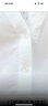 Olrain歐芮兒法式白色襯衫女裝百搭設(shè)計(jì)感雙層蕾絲通勤襯衣 白色 L 曬單實(shí)拍圖
