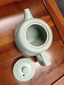祥業(yè)汝窯泡茶壺西施壺功夫茶具開(kāi)片可養(yǎng)側(cè)把壺大號(hào)茶杯汝瓷陶瓷家用 井欄壺 245ml 曬單實(shí)拍圖