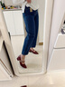 Levi's【商場同款】冰酷系列25春夏新款女士BAGGY直筒牛仔褲A3494 藍色 29 (32) 曬單實拍圖