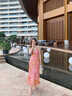 夢(mèng)琪嵐2025茶歇新款氛圍感少女法式雙層暈染做舊碎花吊帶連衣裙女夏長(cháng)裙 暈染粉色 M 105-120斤 曬單實(shí)拍圖