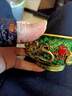 龍騰盛世掐絲琺瑯金碗仿古大清乾隆年制雙龍碗景泰藍(lán)生肖家居擺件 曬單實(shí)拍圖