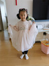 戴維貝拉兒童連衣裙春裝女童網(wǎng)紗公主裙寶寶周歲禮服裙子 曬單實(shí)拍圖
