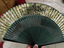 王星記扇子中國風(fēng)女士絲綢絹扇古典手工折扇折疊扇夏季杭州禮品收藏 古韻竹墨 6寸 曬單實(shí)拍圖