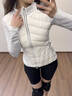 歌倫芝2025新款90鵝絨服輕薄顯瘦戶(hù)外運(yùn)動(dòng)羽絨服時(shí)尚休閑修身輕便羽絨服 白色 M 曬單實(shí)拍圖