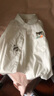 【特價(jià)撿漏】高檔輕奢品牌女裝剪標(biāo)原意大利單出口春秋松鼠刺繡純棉打底長(zhǎng)袖襯衫白色 M 曬單實(shí)拍圖
