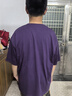 小豬托尼男童t恤兒童短袖夏季薄款胖童裝中大童涼感T恤青少年半袖上衣 【索羅娜涼感】卡通潮牌短T紫 190 合適175-180身高，170-200斤 曬單實拍圖