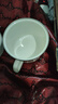 vieruodis搪瓷杯復古加厚14/16cm帶蓋搪瓷杯油杯泡面碗保鮮碗水杯兒童牛奶 16cm小熊杯 高12cm 曬單實(shí)拍圖